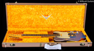 Fender Custom Shop 1960 Telecaster Custom Relic Aged Lake Placid Blue over Chocolate 3-Color Sunburst