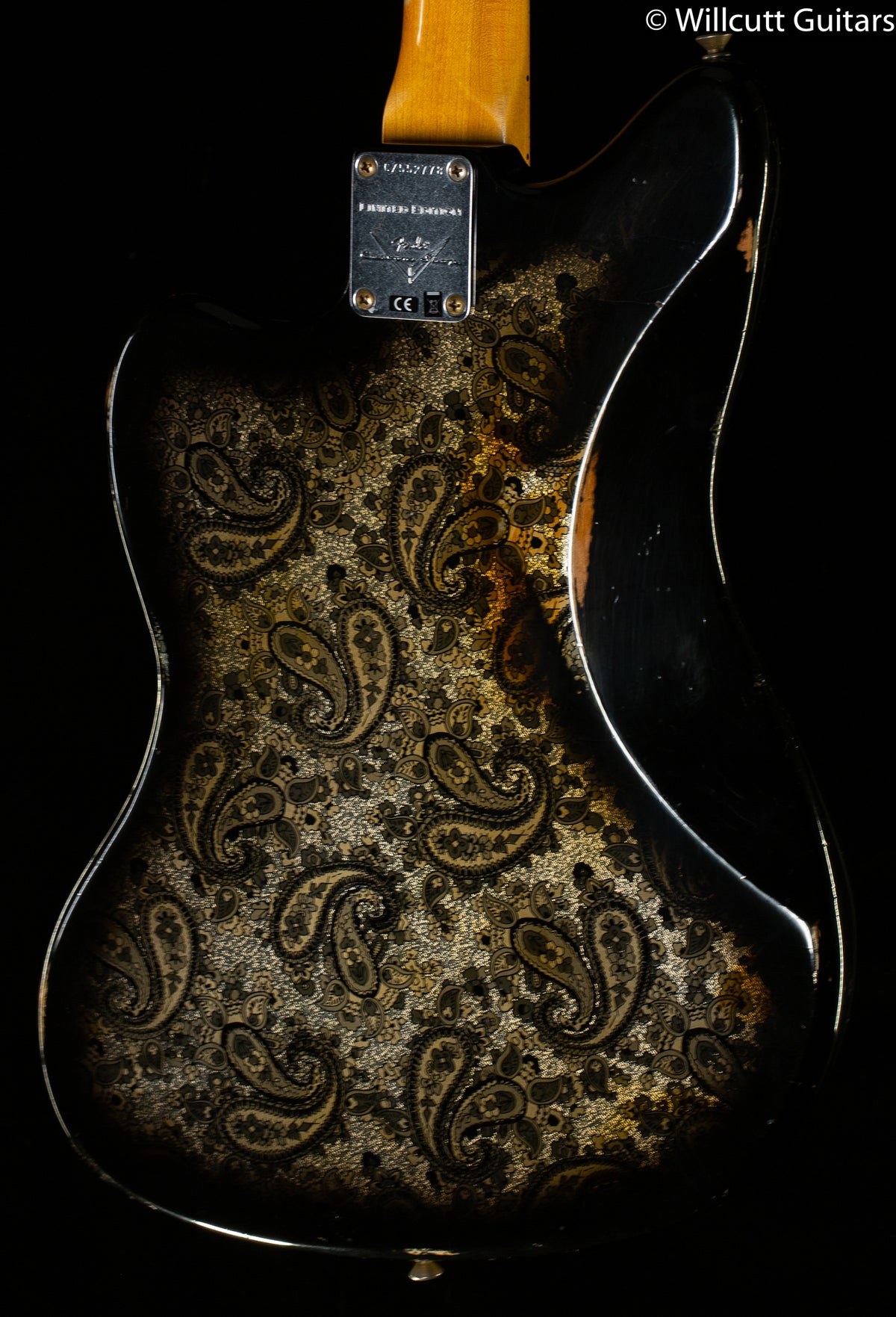 Fender Custom Shop Limited Edition Custom Jazzmaster Relic Aged Black Paisley