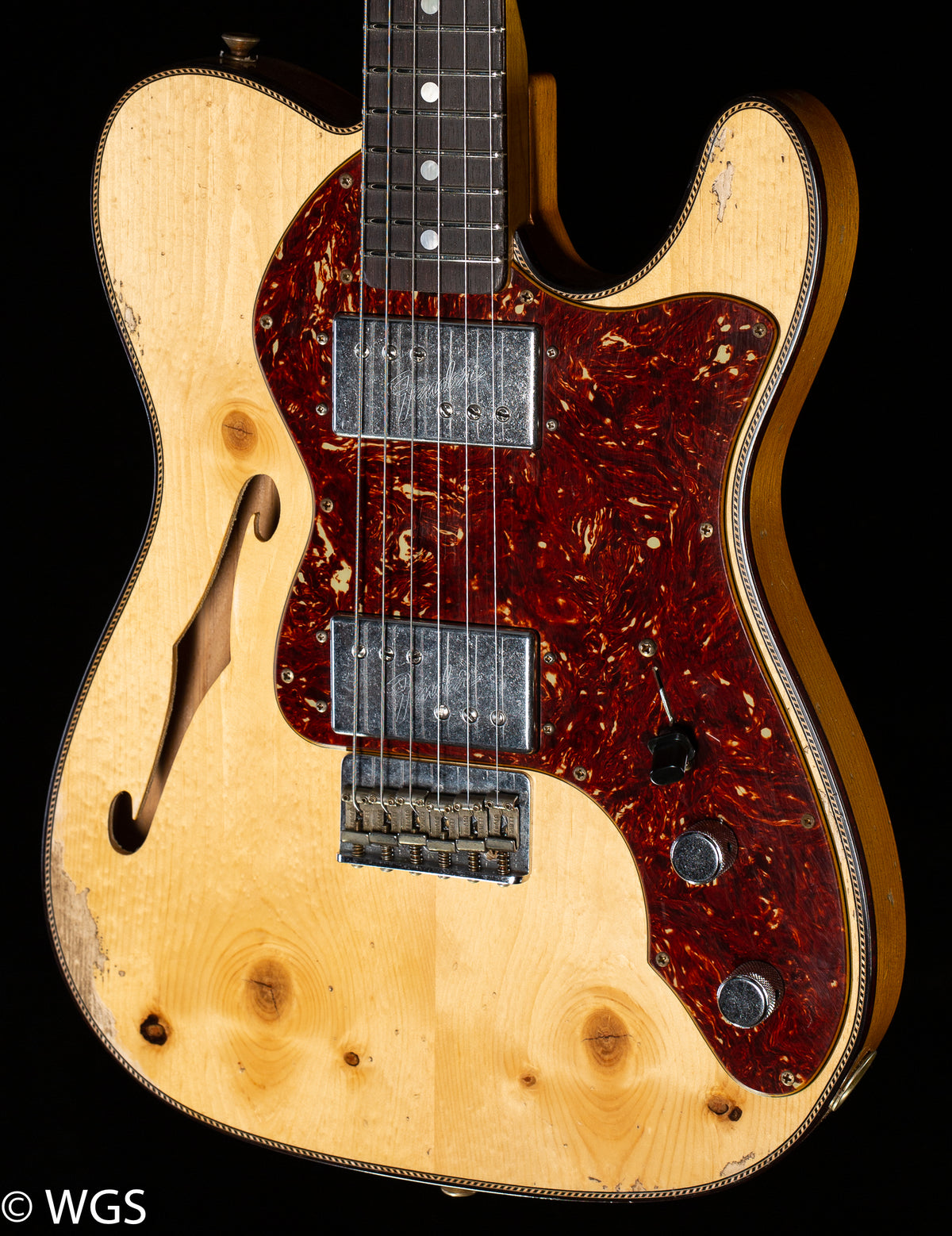 Fender Limited Edition Knotty Cunife Telecaster Relic Rosewood Fingerboard Aged Natural (827)