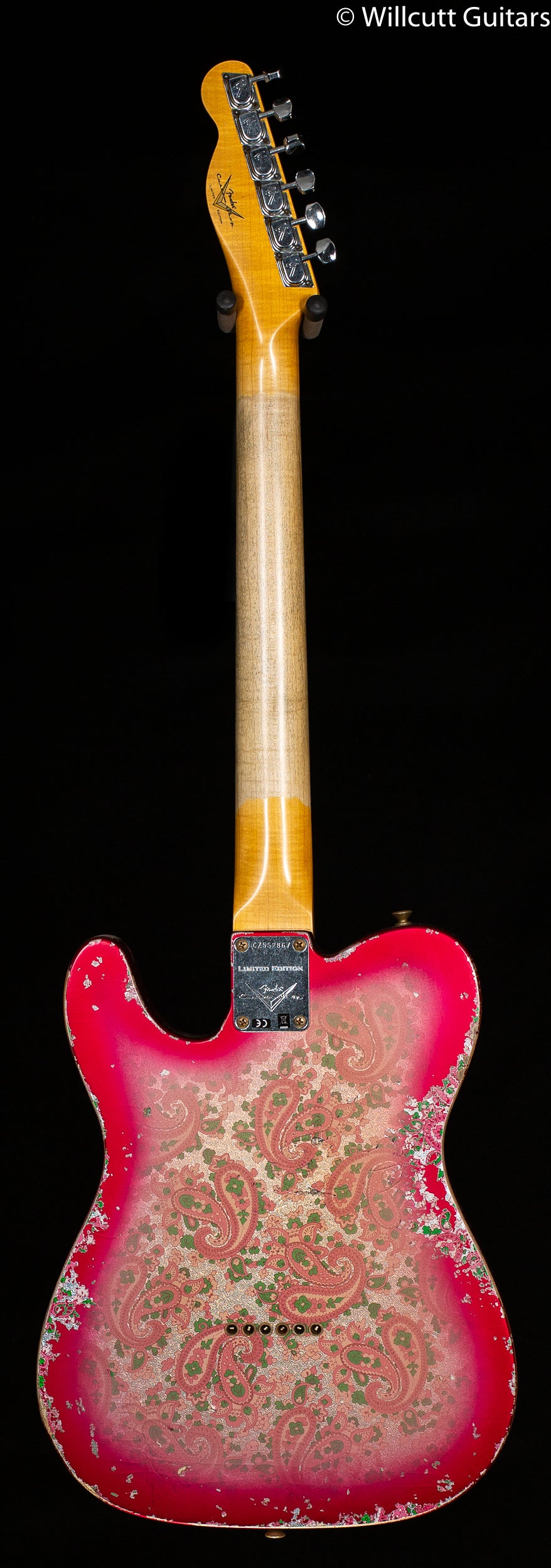 Fender Custom Shop 1972 Thinline Telecaster Heavy Relic Pink Paisley