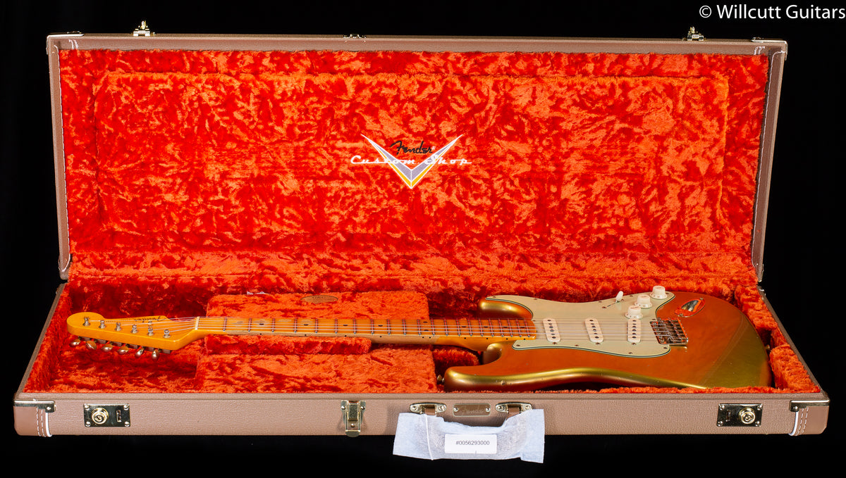 Fender Custom Shop LTD '62 Bone Tone Stratocaster Journeyman Relic Maple Fingerboard Aged Aztec Gold