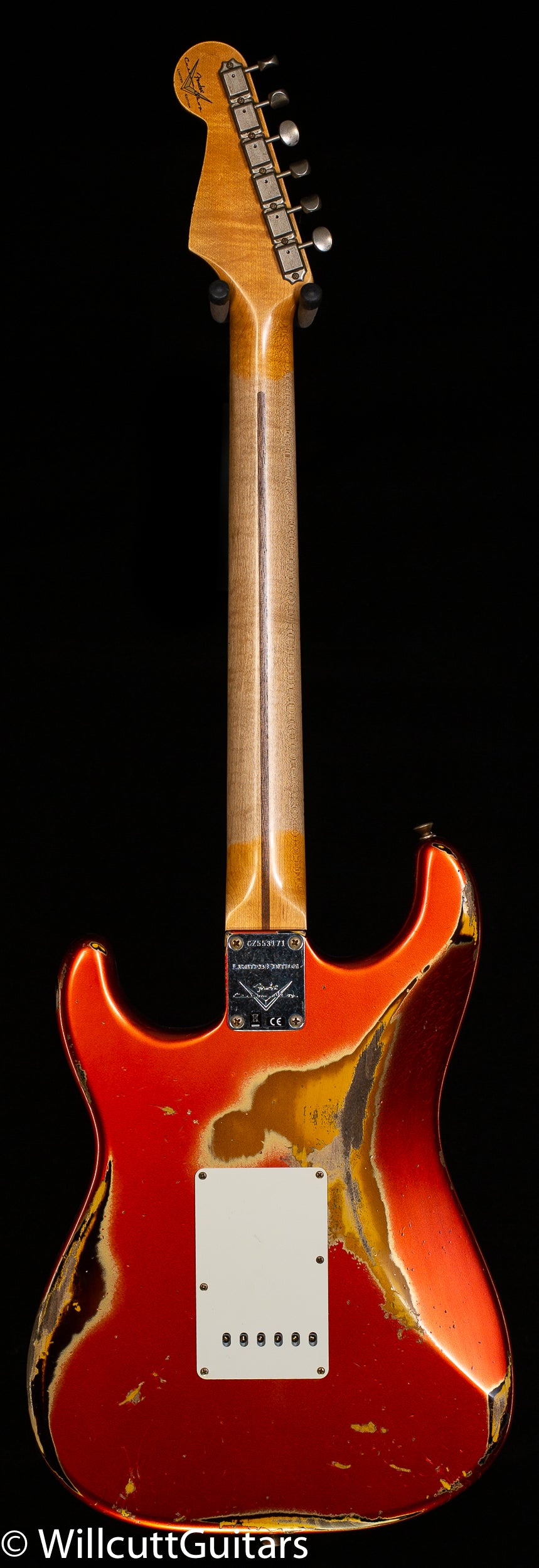 Fender Custom Shop Limited Edition 1956 Strat Heavy Relic Super Faded Aged Candy Apple Red over 2-Tone Sunburst