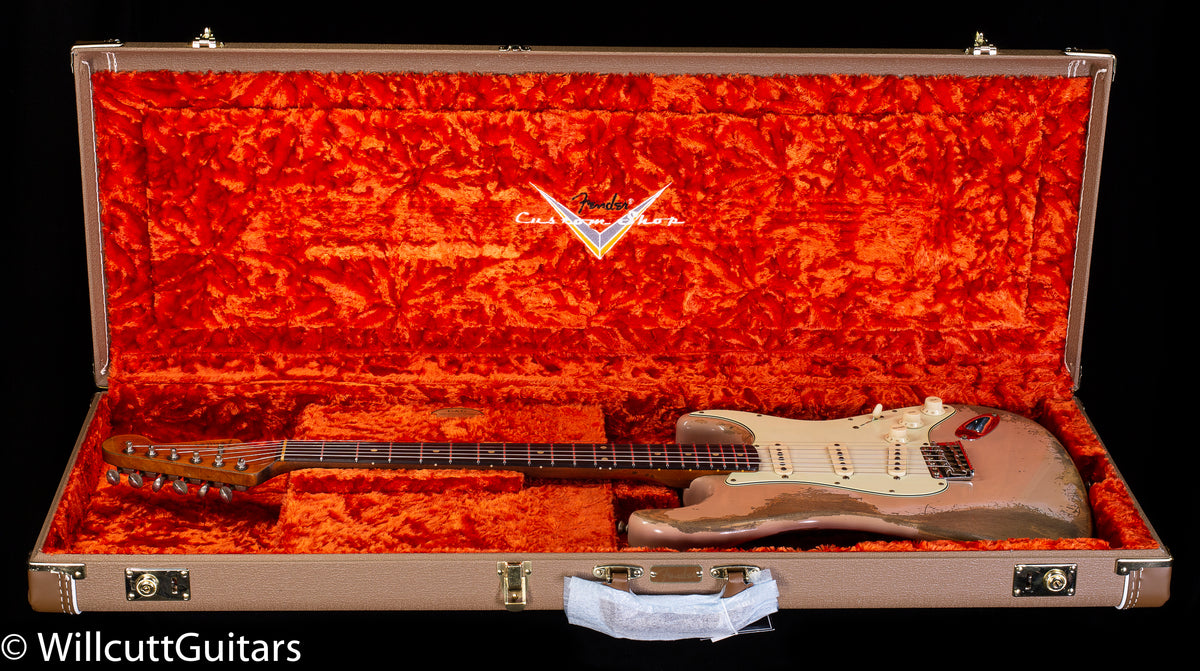 Fender Custom Shop LTD 60/63 Stratocaster Super Heavy Relic Dirty Shell Pink