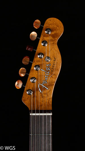 Fender Custom Shop Artisan Buckeye Double Esquire NOS Rosewood Fingerboard Aged Natural