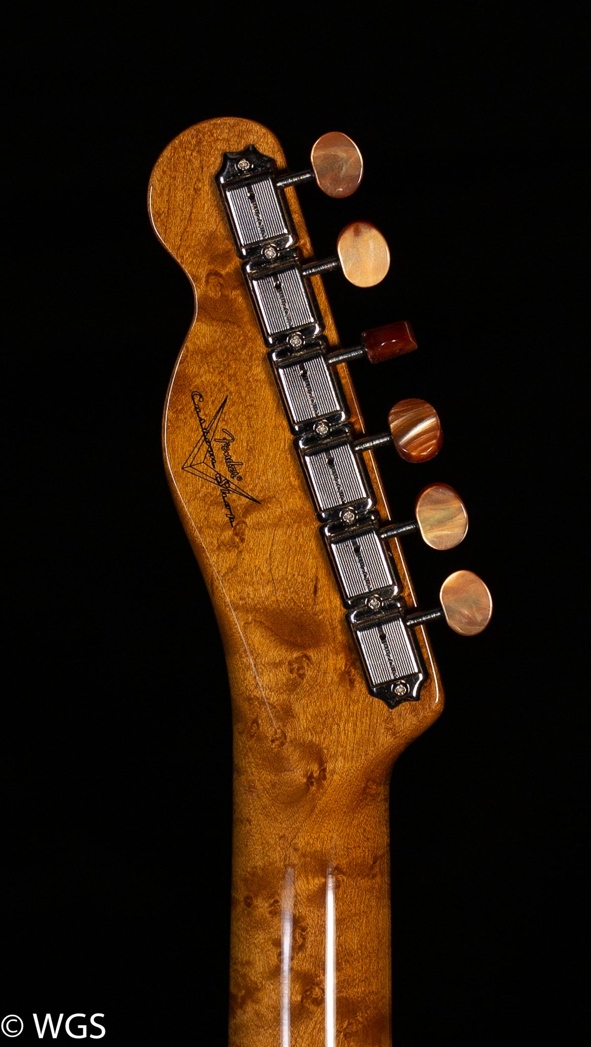 Fender Custom Shop Artisan Buckeye Double Esquire NOS Rosewood Fingerboard Aged Natural