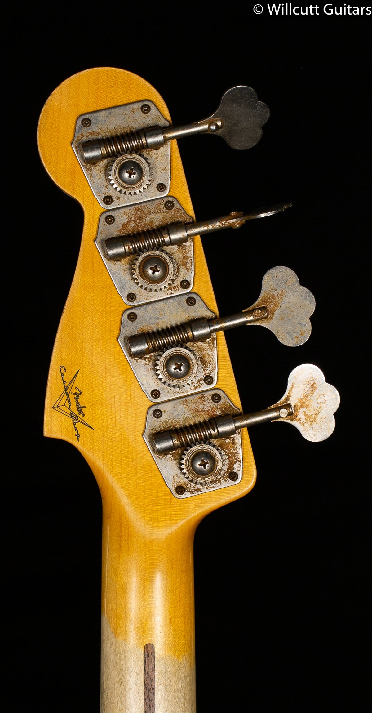 Fender Custom Shop 1959 Precision Bass Journeyman Relic Maple Fingerboard Aged White Blonde