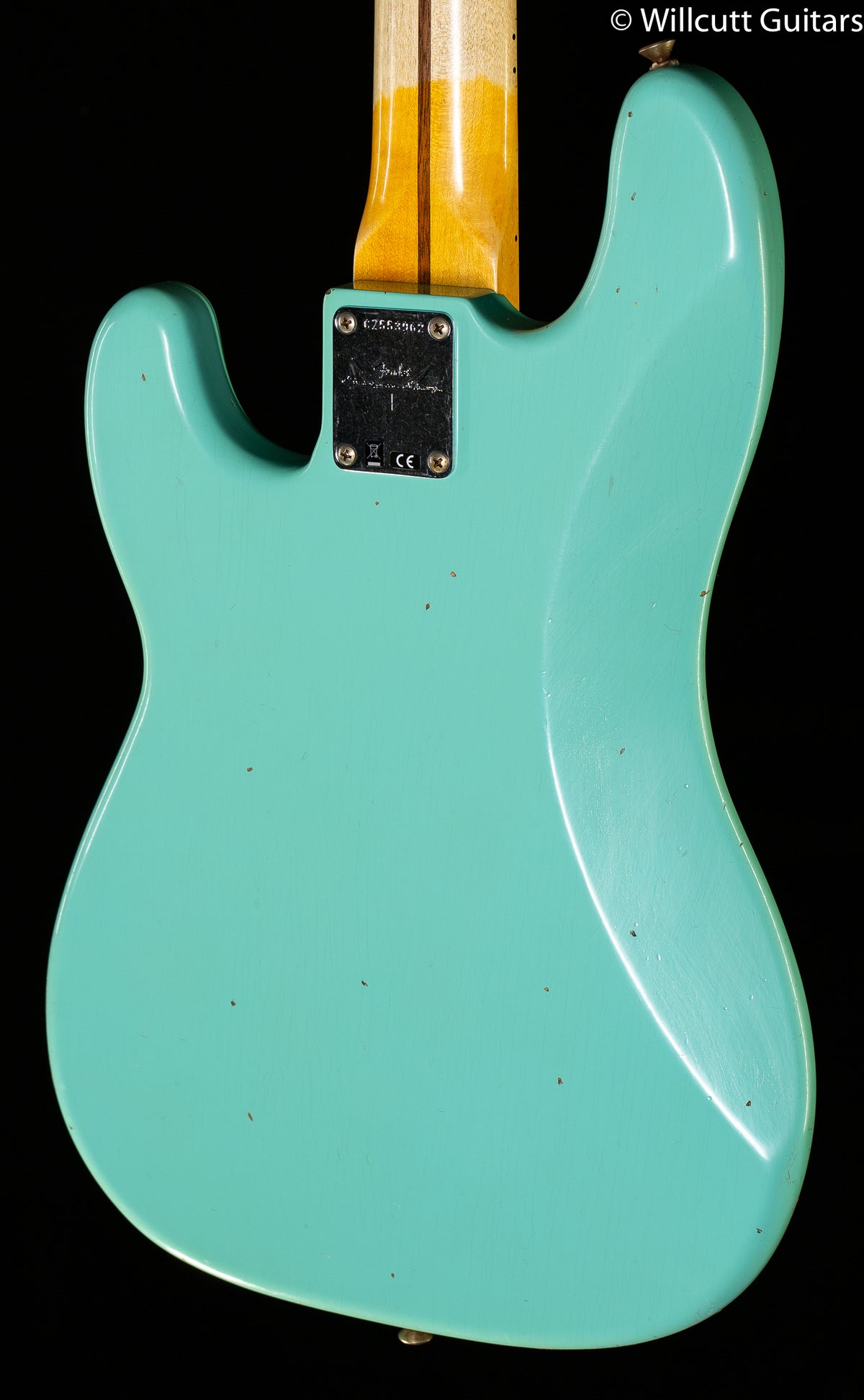 Fender Custom Shop 1959 Precision Bass Journeyman Relic Faded Aged Seafoam Green Bass Guitar (756)