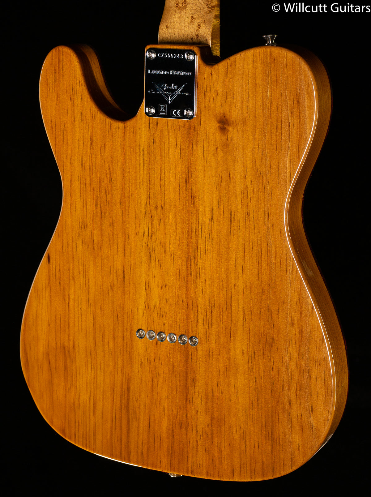 Fender Custom Shop 2020 Limited Knotty Pine Telecaster Thinline Antique Natural