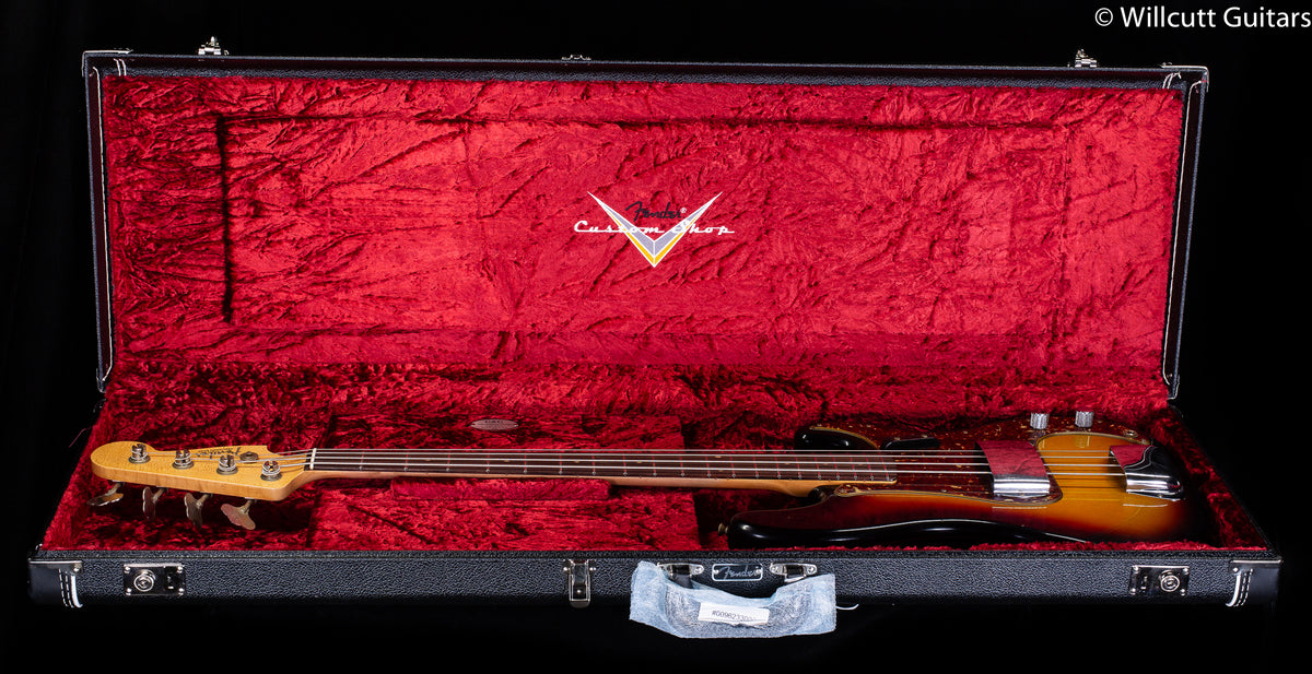 Fender Custom Shop '63 Precision Bass Relic Aged 3-tone Sunburst (059)