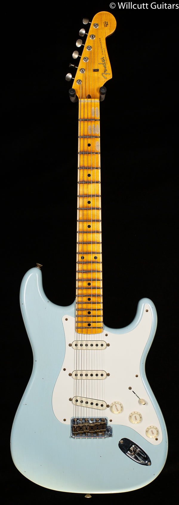 Fender Custom Shop Limited Edition '57 Stratocaster Journeyman Relic Aged  Sonic Blue (463)