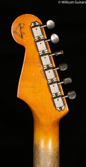 Fender Custom Shop Masterbuilt Dale Wilson 1963 Strat Heavy Relic 3-Tone Sunburst Brazilian