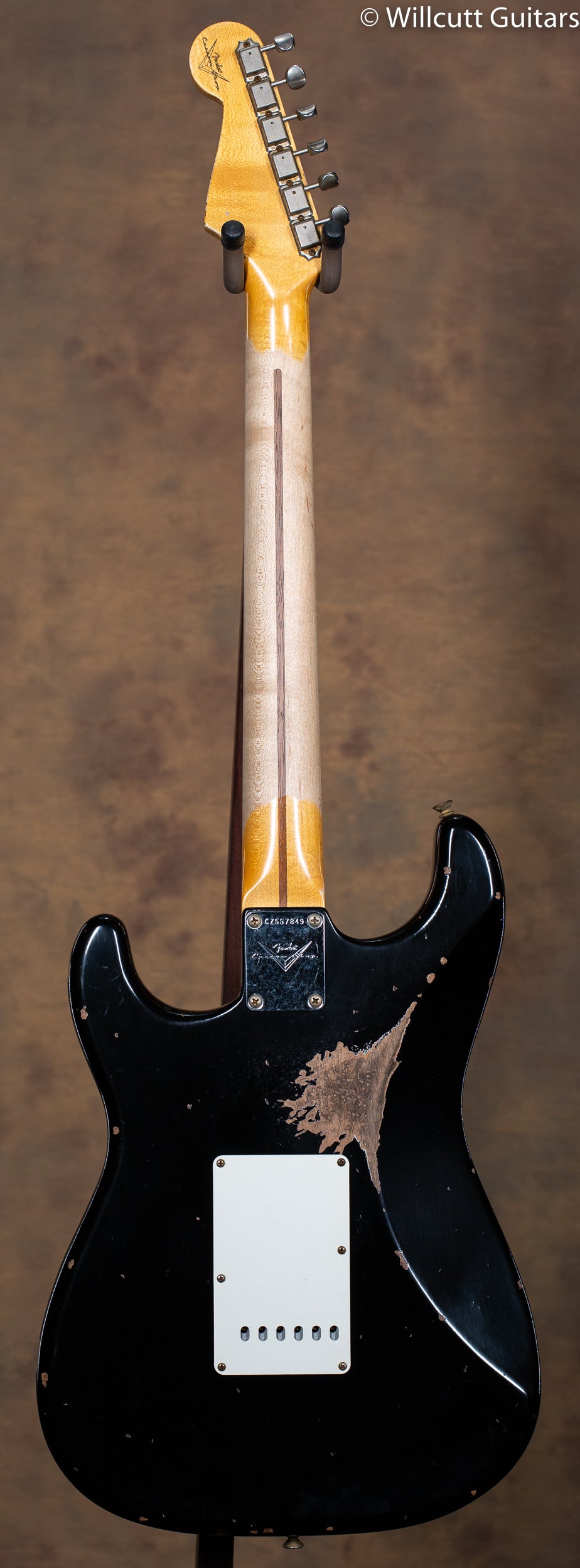 2022 Fender Custom Shop &#39;59 Strat Maple Neck Heavy Relic Black