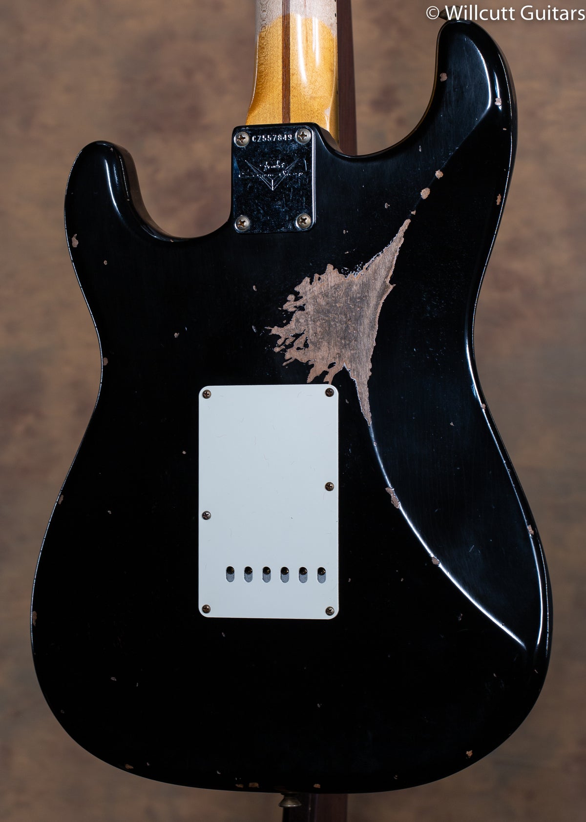 2022 Fender Custom Shop &#39;59 Strat Maple Neck Heavy Relic Black