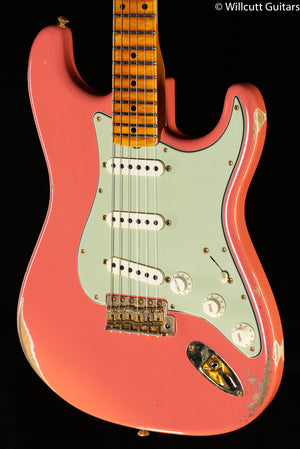 Fender Custom Shop Limited Edition 1962 Bone Tone Stratocaster Relic Faded Aged Tahitian Coral