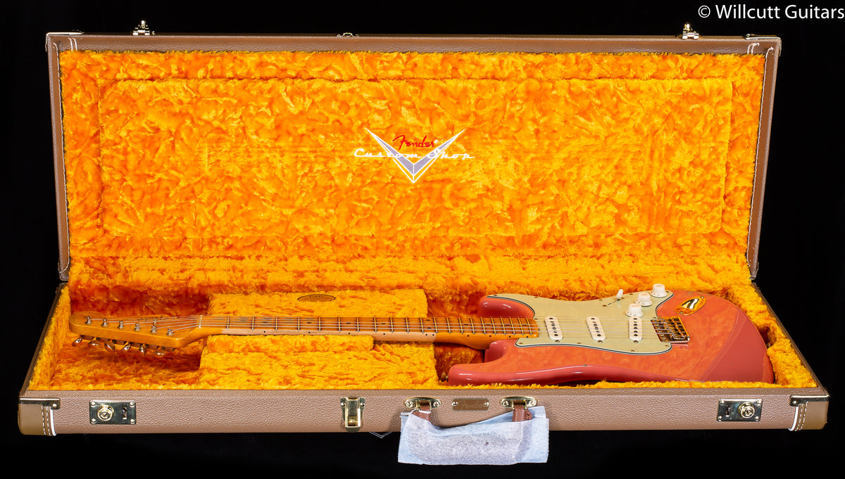 Fender Custom Shop Limited Edition 1962 Bone Tone Stratocaster Relic Faded Aged Tahitian Coral