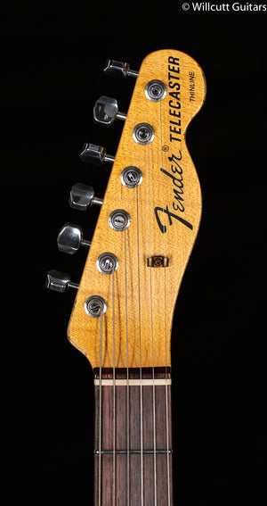 Fender Custom Shop Limited Edition 1972 Thinline Telecaster Relic Aged Blue Flower