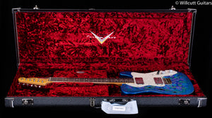 Fender Custom Shop Limited Edition 1972 Thinline Telecaster Relic Aged Blue Flower