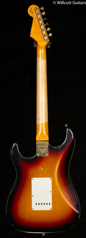 Fender Custom Shop LTD 1962 Bone Tone Stratocaster Relic 3-Color Sunburst (451)