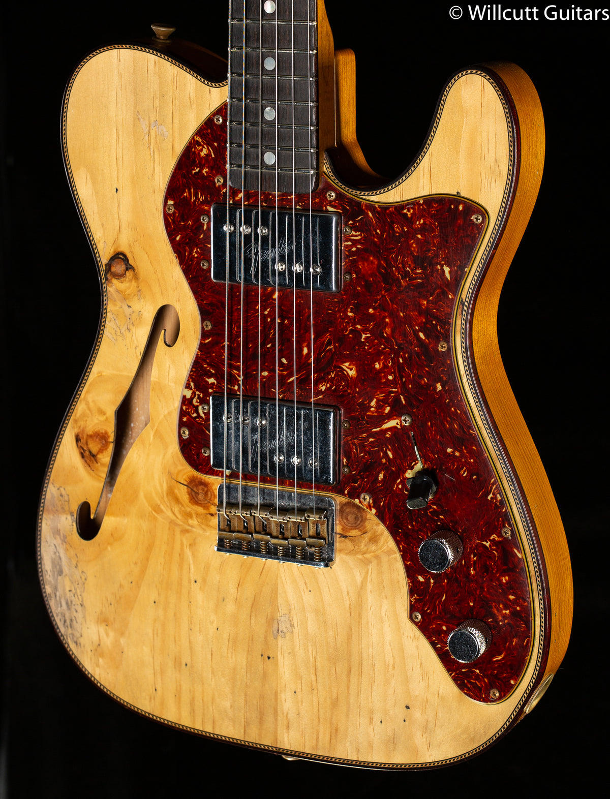 Fender Limited Edition Knotty Cunife Telecaster Relic Rosewood Fingerboard Aged Natural (499)