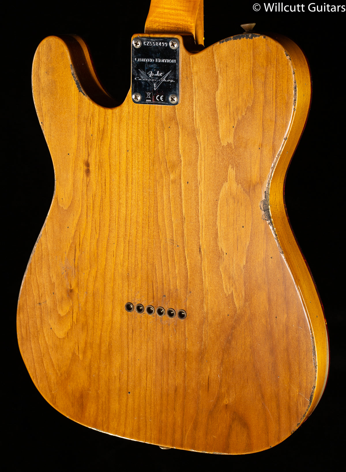 Fender Limited Edition Knotty Cunife Telecaster Relic Rosewood Fingerboard Aged Natural (499)