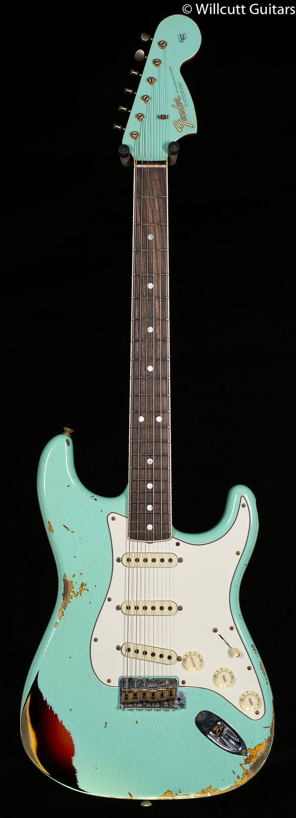 Fender Custom Shop LTD 67 Strat Heavy Relic Surf Green/ 3-Color 