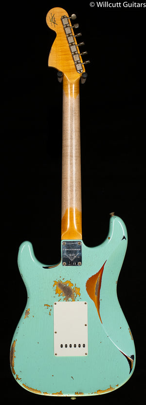 Fender Custom Shop LTD 67 Strat Heavy Relic Surf Green/ 3-Color Sunburst