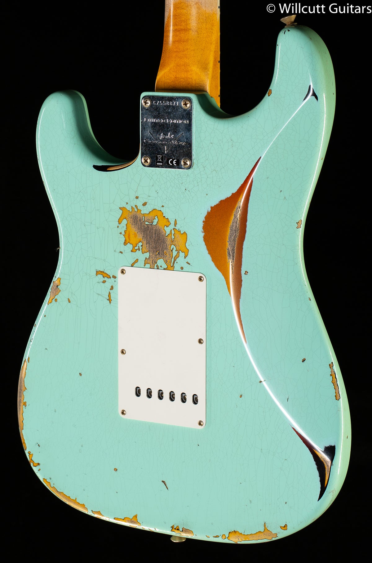 Fender Custom Shop LTD 67 Strat Heavy Relic Surf Green/ 3-Color Sunburst (871)