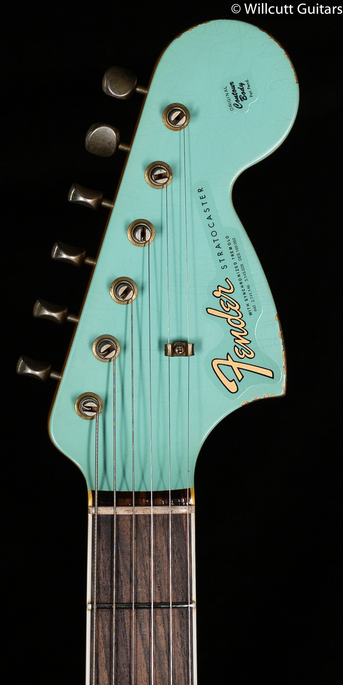 Fender Custom Shop LTD 67 Strat Heavy Relic Surf Green/ 3-Color Sunburst (871)