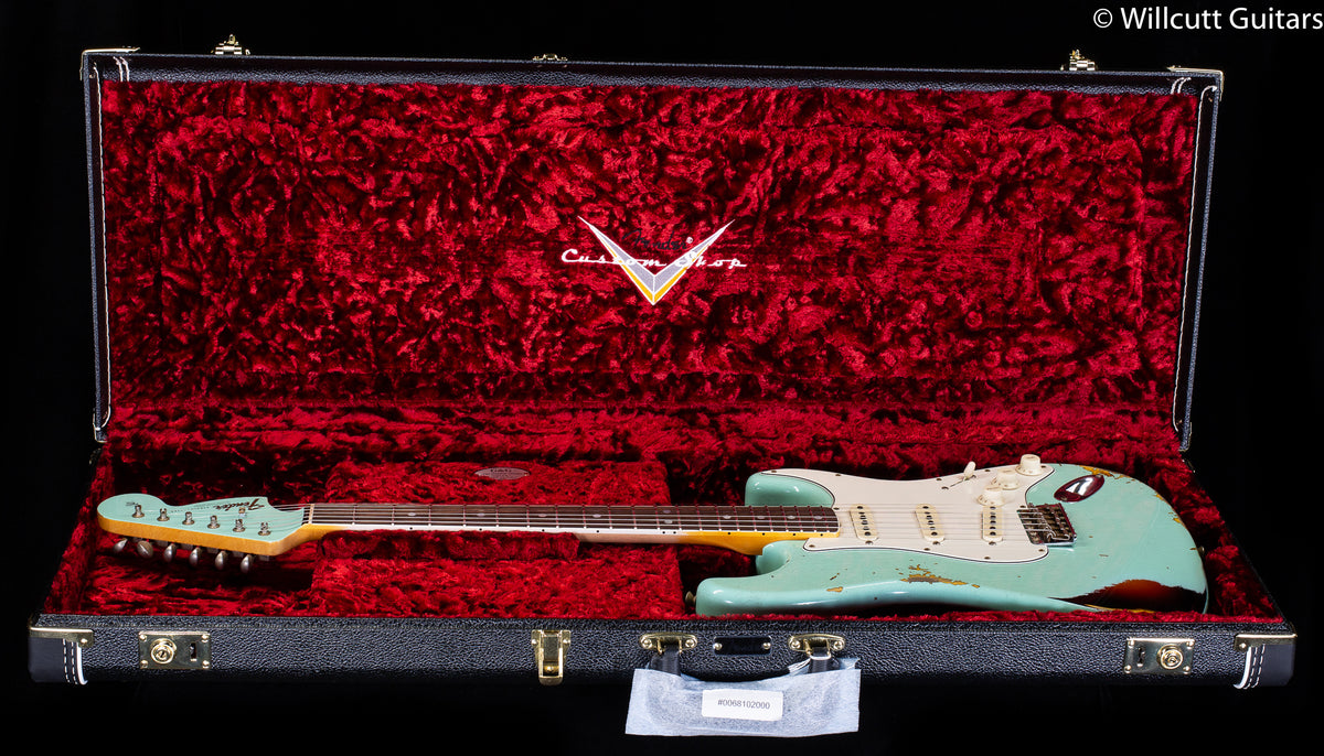 Fender Custom Shop LTD 67 Strat Heavy Relic Surf Green/ 3-Color Sunburst (871)