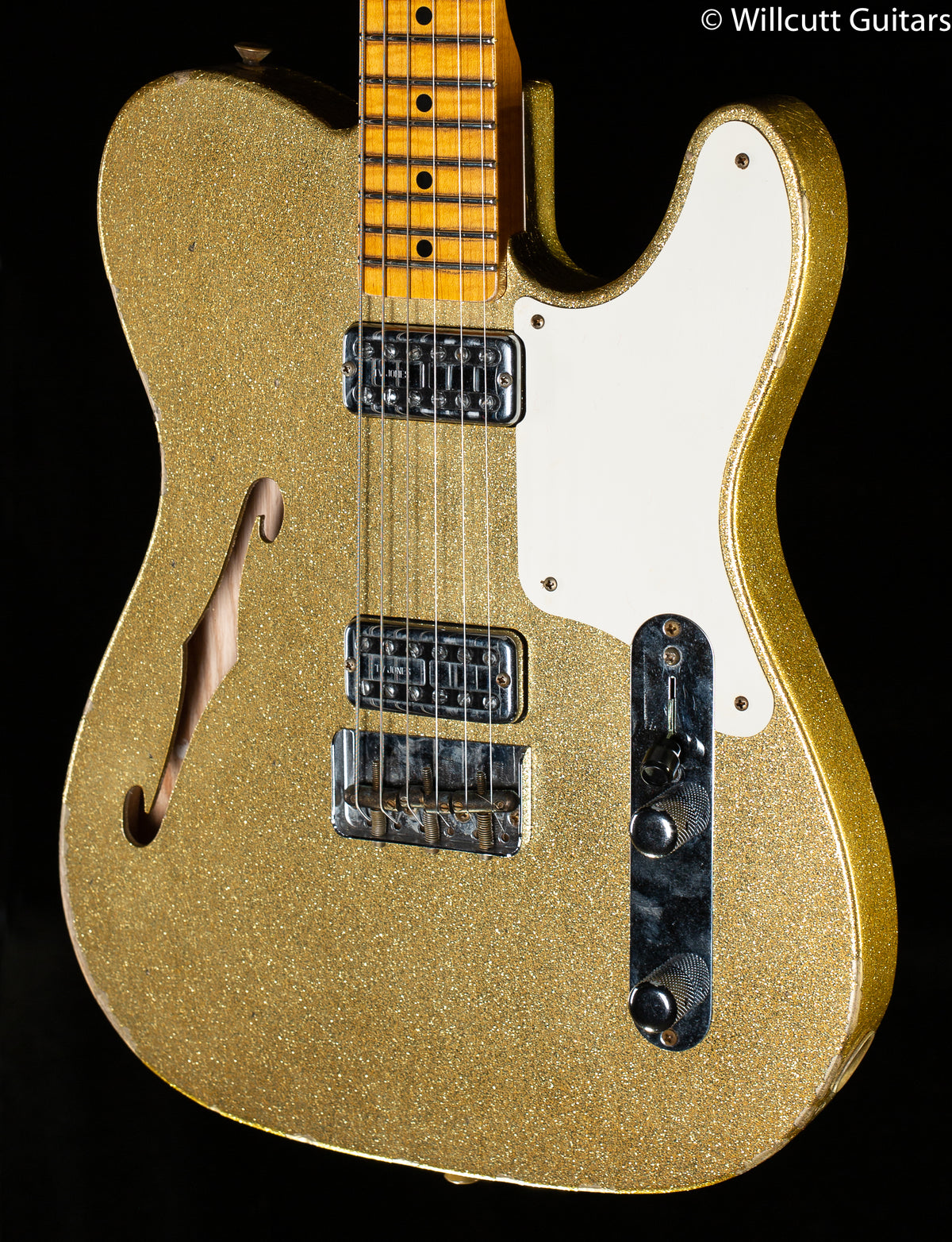 Fender Custom Shop LTD Caballo Tono Ligero Relic Aged Gold Sparkle (893)