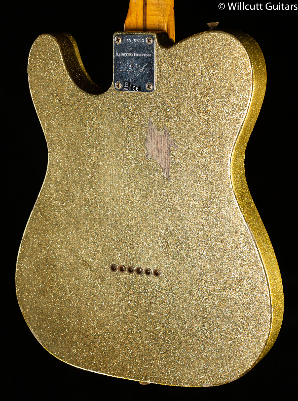 Fender Custom Shop LTD Caballo Tono Ligero Relic Aged Gold Sparkle (893)