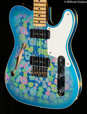 Fender Custom Shop LTD Dual P90 Telecaster Blue Floral Relic