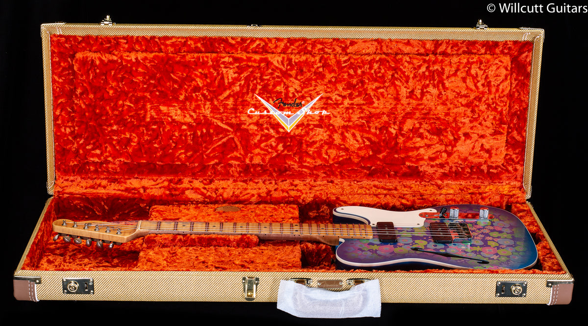 Fender Custom Shop LTD Dual P90 Telecaster Blue Floral Relic (107)
