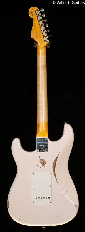 Fender Custom Shop LTD 1959 Stratocaster Relic Super Faded Aged Shell Pink (249)