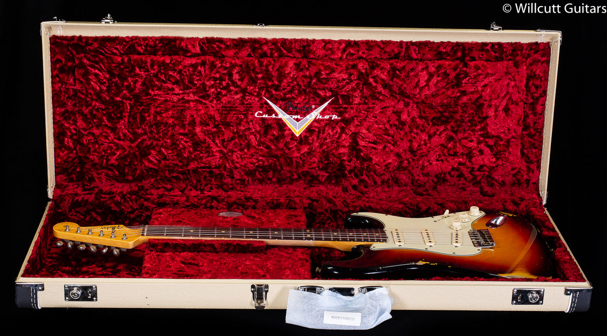 Fender Custom Shop LTD 63 Stratocaster Heavy Relic Aged 3-Tone Sunburst