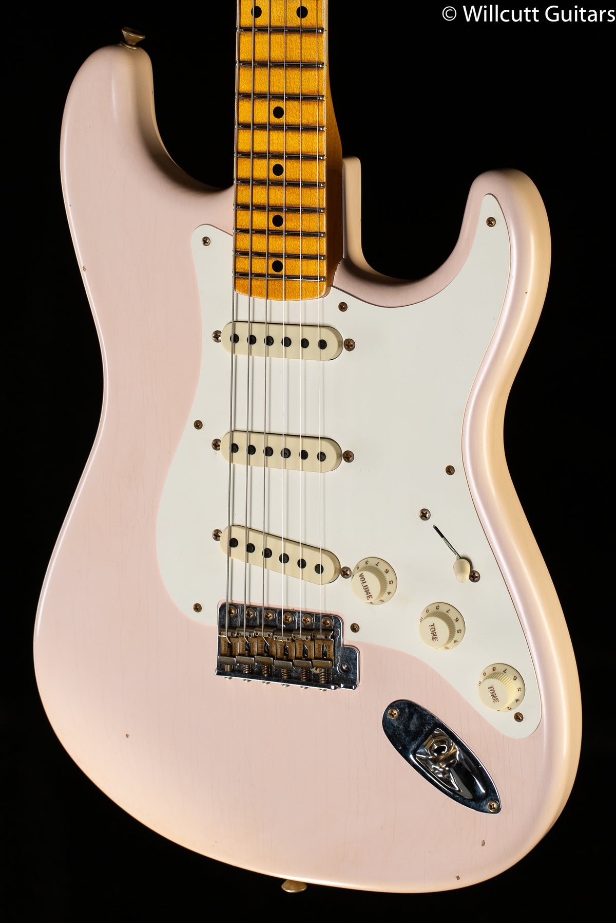 Fender Custom Shop LTD '57 Stratocaster Journeyman Relic Super Faded Aged Shell Pink