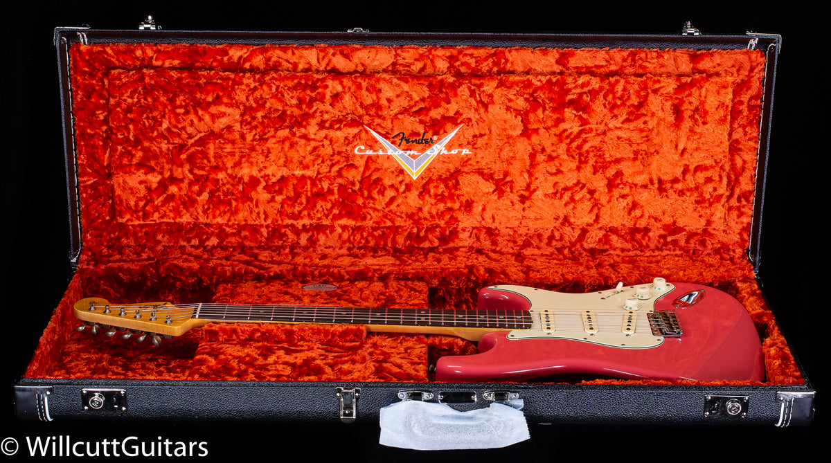 Fender Custom Shop 1964 Stratocaster Journeyman Relic Faded Aged Fiesta Red (854)