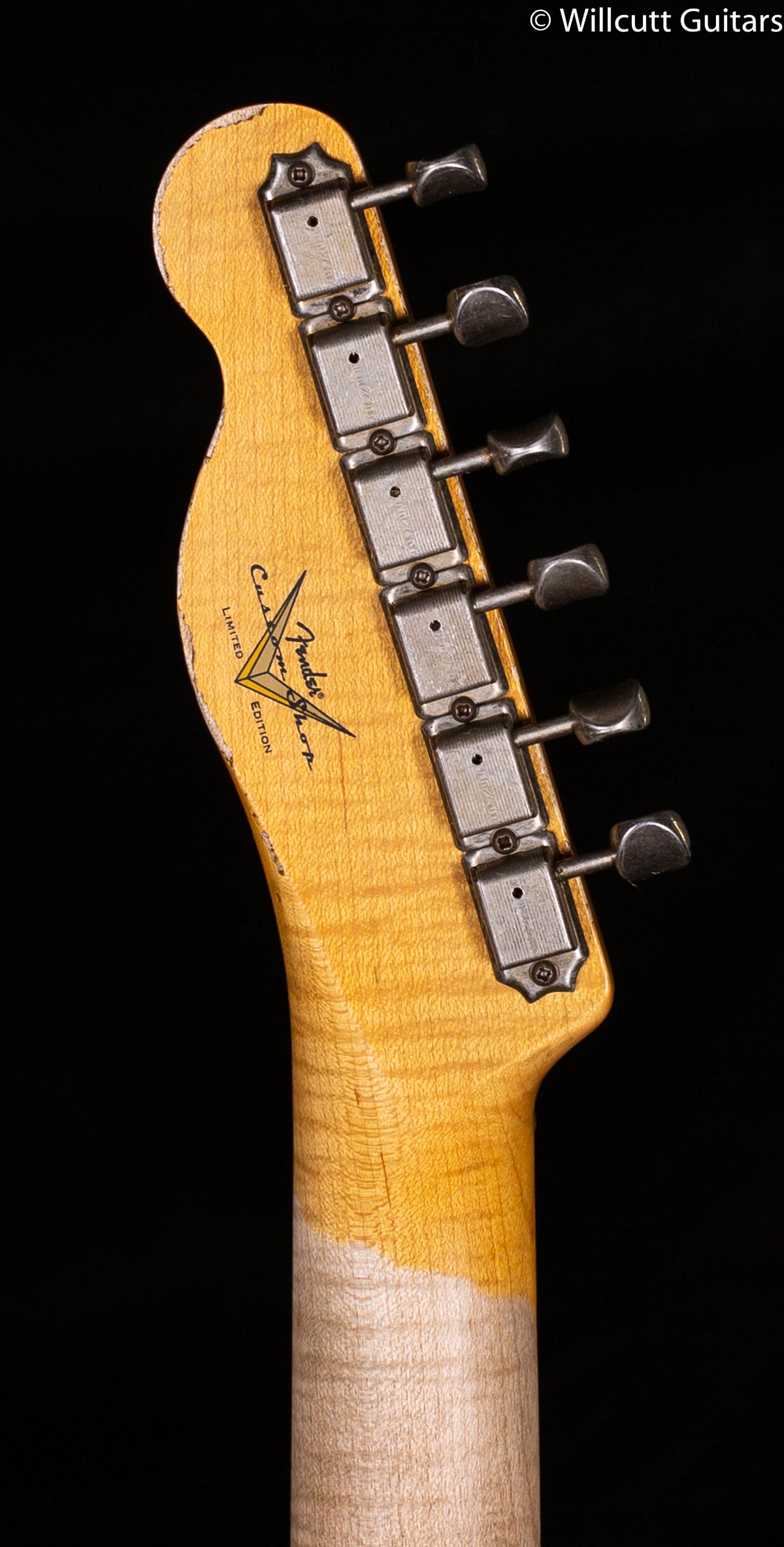 Fender Custom Shop LTD 1960 Telecaster Custom Heavy Relic Aged Sherwood Green/3-Tone Sunburst (407)