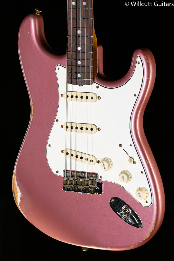 Fender Custom Shop LTD Late 1964 Stratocaster Aged Burgundy Mist Metallic  (412)