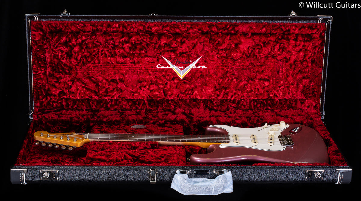 Fender Custom Shop LTD Late 1964 Stratocaster Aged Burgundy Mist Metallic (412)