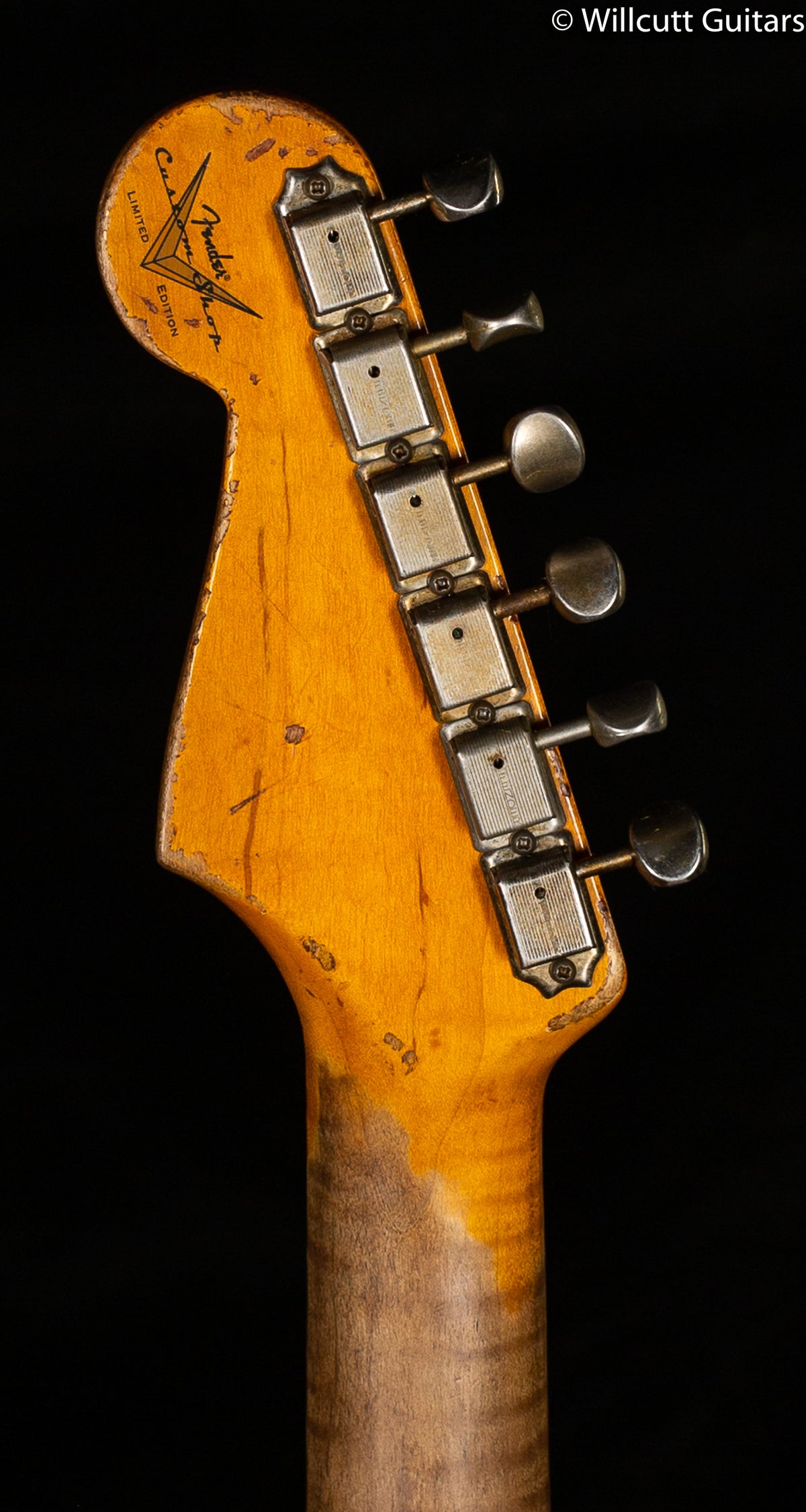 Fender Custom Shop Limited Edition Red Hot Strat Super Heavy Relic Faded Aged Chocolate 3-Color Sunburst (508)