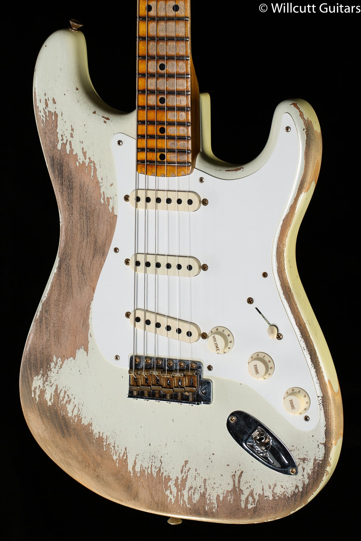 Fender Custom Shop Limited Edition &#39;56 Stratocaster Super Heavy Relic Aged India Ivory (509)