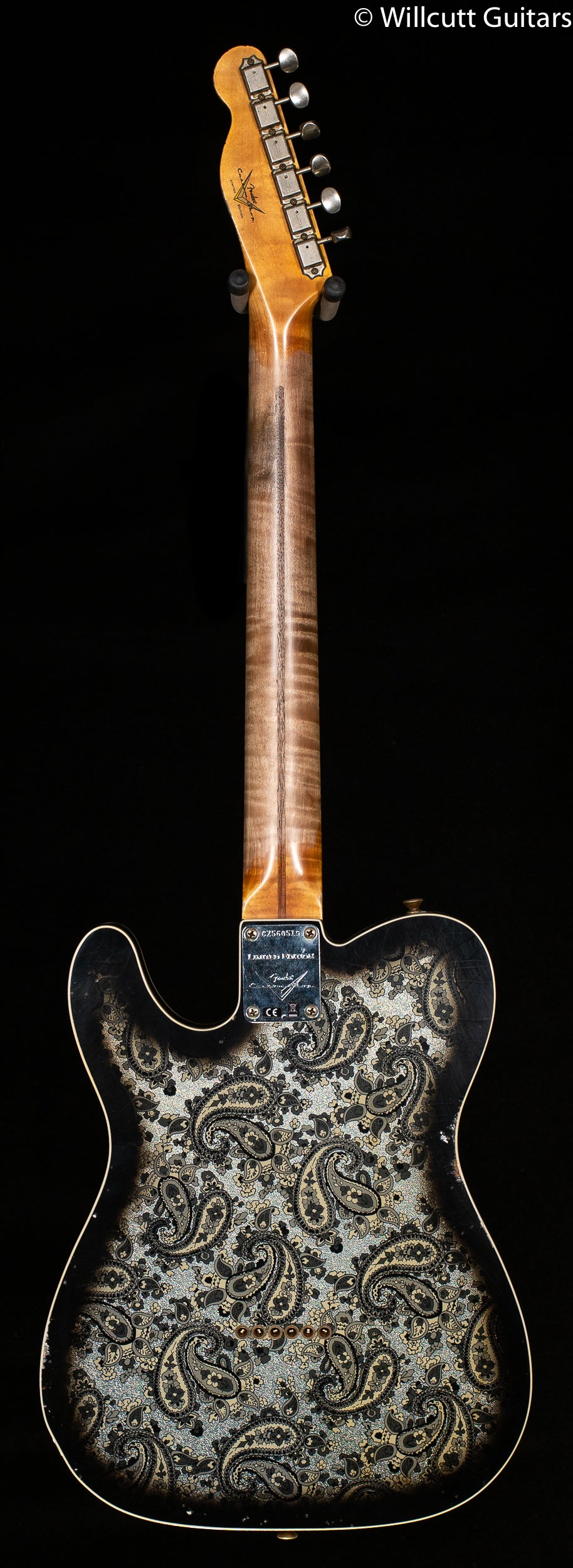 Fender Custom Shop LTD Dual P90 Telecaster Black Paisley