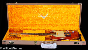 Fender Custom Shop LTD Edition 1960 Telecaster Heavy Relic Aged Candy Apple Red/3-Tone Sunburst (582)