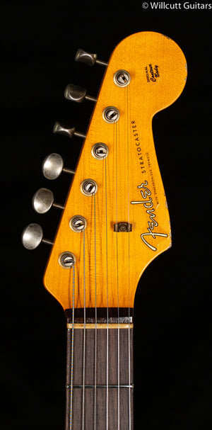 Fender Custom Shop 1961 Stratocaster Heavy Relic Aged Ocean Turquoise over 3-Color Sunburst (261)