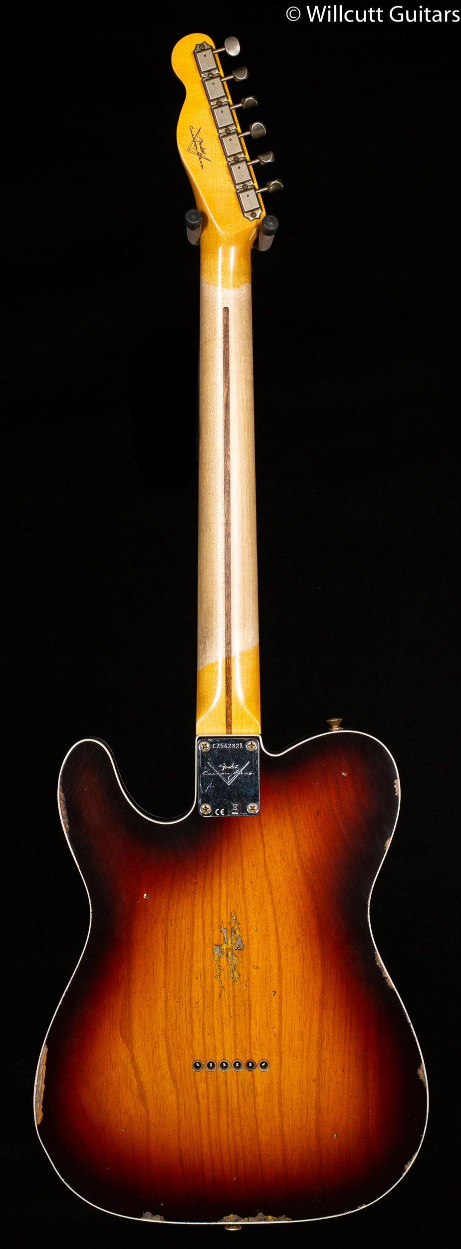 Fender Custom Shop 1959 Telecaster Custom Relic Wide-Fade Chocolate Sunburst (321)