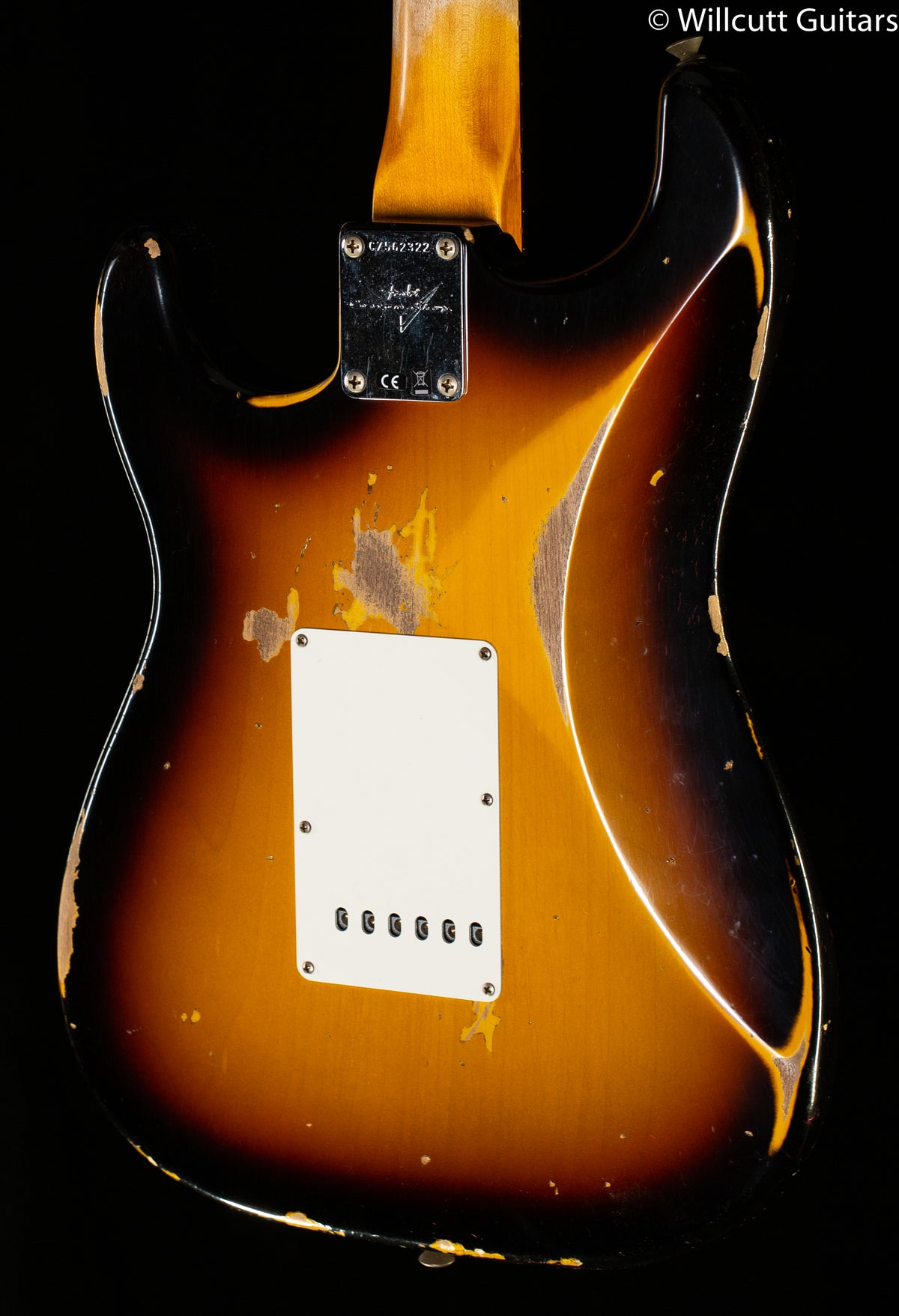 Fender Custom Shop 1961 Stratocaster Heavy Relic Super Faded Aged 3-Color Sunburst (322)