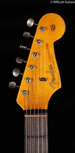 Fender Custom Shop 1961 Stratocaster Heavy Relic Super Faded Aged 3-Color Sunburst (322)