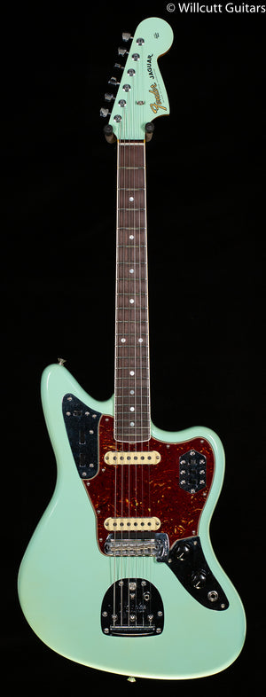 Fender Custom Shop '66 Jaguar Deluxe Closet Classic Rosewood Fingerboard Aged Surf Green (454)