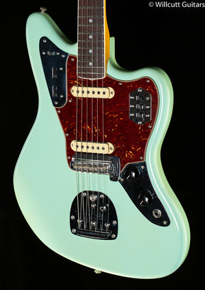 Fender Custom Shop '66 Jaguar Deluxe Closet Classic Rosewood Fingerboard Aged Surf Green (454)